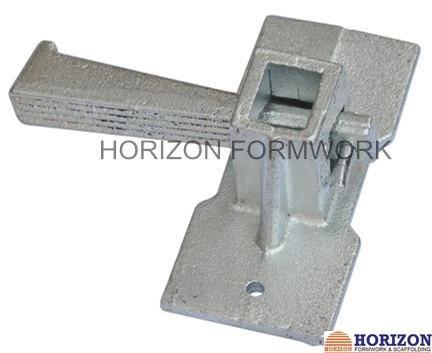 Materiales fundidos, pinzas de brida galvanizadas, acabado de 43x105 mm, encofrado de bloqueo