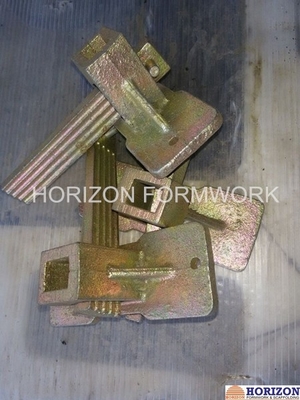 Materiales fundidos, pinzas de brida galvanizadas, acabado de 43x105 mm, encofrado de bloqueo