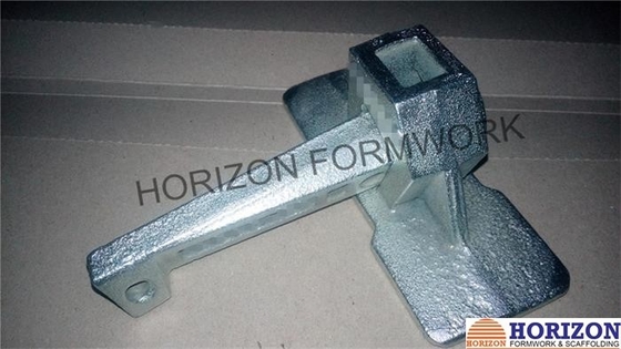 Materiales fundidos, pinzas de brida galvanizadas, acabado de 43x105 mm, encofrado de bloqueo