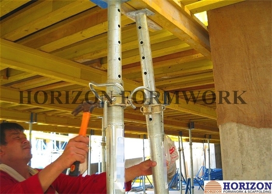 Sistema de encofrado de vigas de madera H20 vigas 5,9m Alturas del piso Repuestos de acero fáciles de manejar