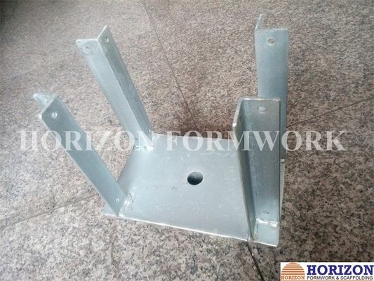 Q235 Accesorios para la formación de placas de acero para hormigón, cabeza de horquilla galvanizada para la construcción de placas de hormigón
